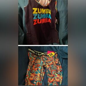 Zumba Fitness Black Activewear Ensemble